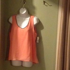Sleeveless Orange Top